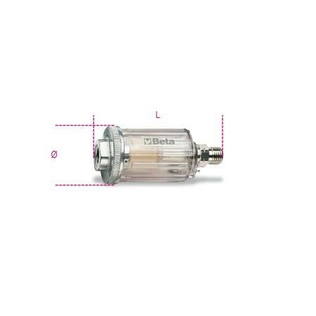 Beta Mini Water Separator, 1/4" 19190035
